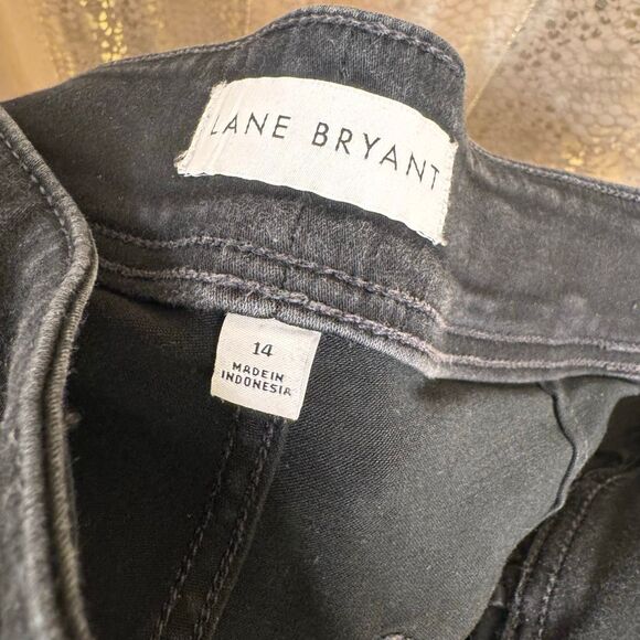 Lane Bryant Black Magic Waistband High Rise Jeggings Skinny Jeans Size 14 - Picture 3 of 9